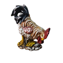 Ver imagem 4 de Galo Artesanal - Peça Decorativa Colorida e Charmosa