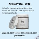 Ver imagem 3 de Argila Preta Corpo e Rosto 300g Basic Via Aroma - Todos Os Tipos