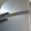 Ver imagem 2 de Adesivo Geladeira móveis Prata Aço Escovado Inox Plavitec 1,0 x 8,0m