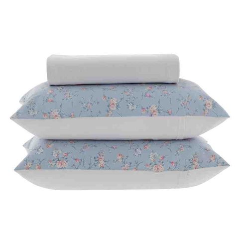 Jogo de Cama Solteiro Simples Sofee Vick Kacyumara