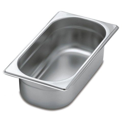 Cuba Gastronomica Inox Gn 1/3 X 100mm (325X176mm) Brasinox
