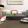Kit 4 Almofadas Cheias Estampadas Infantil 40cm X 40cm Zíper Invisível Digital Decorativa Florzinha - 2