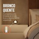 Ver imagem 2 de Abajur Luminária de Mesa Dama Interruptor e Globo e Lâmpada Branco Quente Decoração Casa Sala Quarto