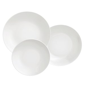 Jogo de Pratos de Porcelana 12 Peças Leonora Tramontina Leonora 12 Peças