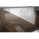 Ver imagem 3 de Kit Mármore Líquido Bronze Marrom / Havana Bronze Ag Resinas Ag Kit Bancada Ag