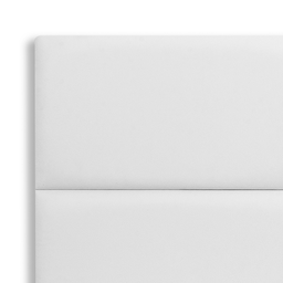 Cabeceira Casal Corino 141x60 Cama Box Modulada Retangular Branco - 4