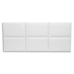 Cabeceira Casal Corino 141x60 Cama Box Modulada Retangular Branco - 3