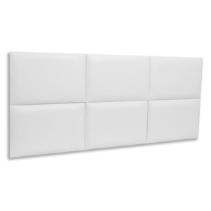 Cabeceira Casal Corino 141x60 Cama Box Modulada Retangular Branco