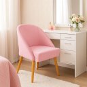 Ver imagem 1 de Banqueta Poltrona Lua Rosa para Recepção Atendimento Penteadeira