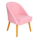 Ver imagem 3 de Banqueta Poltrona Lua Rosa para Recepção Atendimento Penteadeira