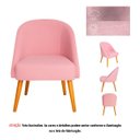 Ver imagem 2 de Banqueta Poltrona Lua Rosa para Recepção Atendimento Penteadeira