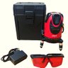 Nível Laser 5 Linhas Vermelho Base Giratória 360º - Maleta - 4