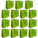 Ver imagem 2 de Bolsa Ecobag Kit 15 Uni Sacola de Ombro Reutilizavel Ecologica Alça Apoio Dobravel Portatil Organiza