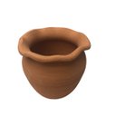 Ver imagem 3 de Vaso de Cerâmica Barro Babadinho Grande Para Plantas DEC179