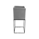 Ver imagem 4 de Vasos Planta Quadrado com Suporte 70 BGPLASTICOS V1030SM CORES VARIADAS