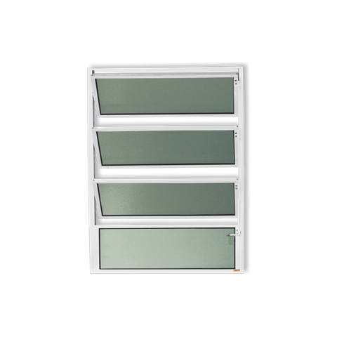 Basculante Alumínio 80 x 80 Plus V.Boreal Branco Brimak
