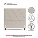 Ver imagem 6 de Cabeceira Cama Box Casal Mel 140cm com Frame Suede Bege - Desk Design
