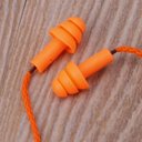Ver imagem 2 de Protetor Auricular Silicone Tipo Plug Epi com Cordão Laranja | Valeplast