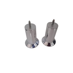 Kit 7 Pés Cromado para Moveis em Geral Rosca Soberba com 10cm de Altura Resistente - 2