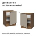 Ver imagem 4 de Balcão de Cozinha 60 cm 1 Porta (sem Tampo) Rustic/Crema Vik Madesa