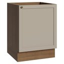 Ver imagem 1 de Balcão de Cozinha 60 cm 1 Porta (sem Tampo) Rustic/Crema Vik Madesa