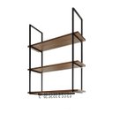 Ver imagem 2 de NICHO DE TETO PARA COZINHA 80 CM PRETO E FREIJÓ