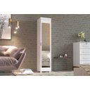 Ver imagem 2 de Sapateira Multiuso June 1 Porta 1 Gaveta com Espelho Branco - Branco