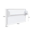 Ver imagem 6 de Cama Retratil Escrivaninha Moderna Multiuso 196cm Essencial Completa Móveis