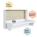 Ver mais imagens de Cama Retratil Escrivaninha Moderna Multiuso 196cm Essencial Completa Móveis
