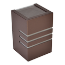 Ver imagem 1 de Arandela De Aluminio G9 Bivolt Marrom Rioprelustres 6204 Arandela 6204