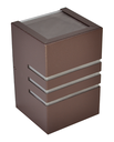 Ver imagem 1 de Arandela De Aluminio G9 Bivolt Marrom Rioprelustres 6204 Arandela 6204