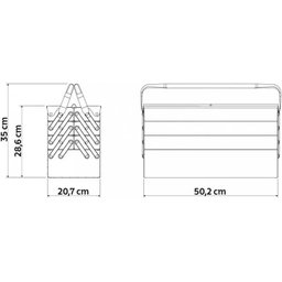 Caixa Sanfonada para Ferramentas Tramontina com 7 Gavetas e Alças Fixas - 3
