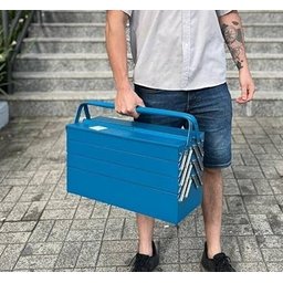 Caixa Sanfonada para Ferramentas Tramontina com 7 Gavetas e Alças Fixas - 5