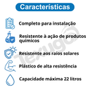 Ver imagem 4 de Tanque Plástico para Lavar Roupa 22l + Sifão Astra Tq0sf/sc