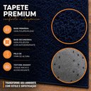 Ver imagem 7 de Tapete para Quarto Milano Soft 0.50x1.00 Antiderrapante:Azul Marinho