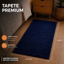 Ver imagem 6 de Tapete para Quarto Milano Soft 0.50x1.00 Antiderrapante:Azul Marinho