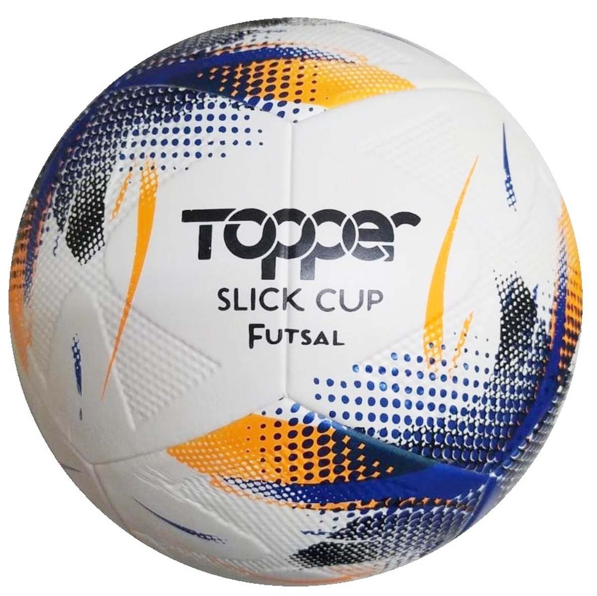 Bola Topper Slick Cup Futsal Tech Fusion - Único - Branco