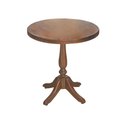 Ver imagem 2 de Mesa Lateral de Canto Rústica C/ Borda Pé Torneado