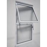 Janela Vitro Maxi-ar 1-Seção SG 0,60 X 1,20 Em Aluminio Branco Com Bandeira Fixa Inferior - 1
