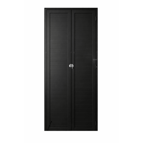 Porta de Correr Alumínio Preto Camarão Lambril Maxx