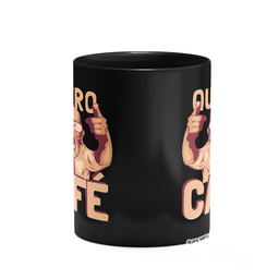 Caneca Divertida - Quero Café Meme - Preta - 3