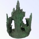 Ver imagem 3 de Escultura 30AX23LX14C Congá p/12 Orixás 10 cm Verde Resina