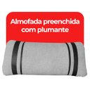 Ver imagem 7 de Poltrona Namoradeira 2 Lugares Orgânica Chloe Boucle Cinza com Almofada Plumante - Arkell
