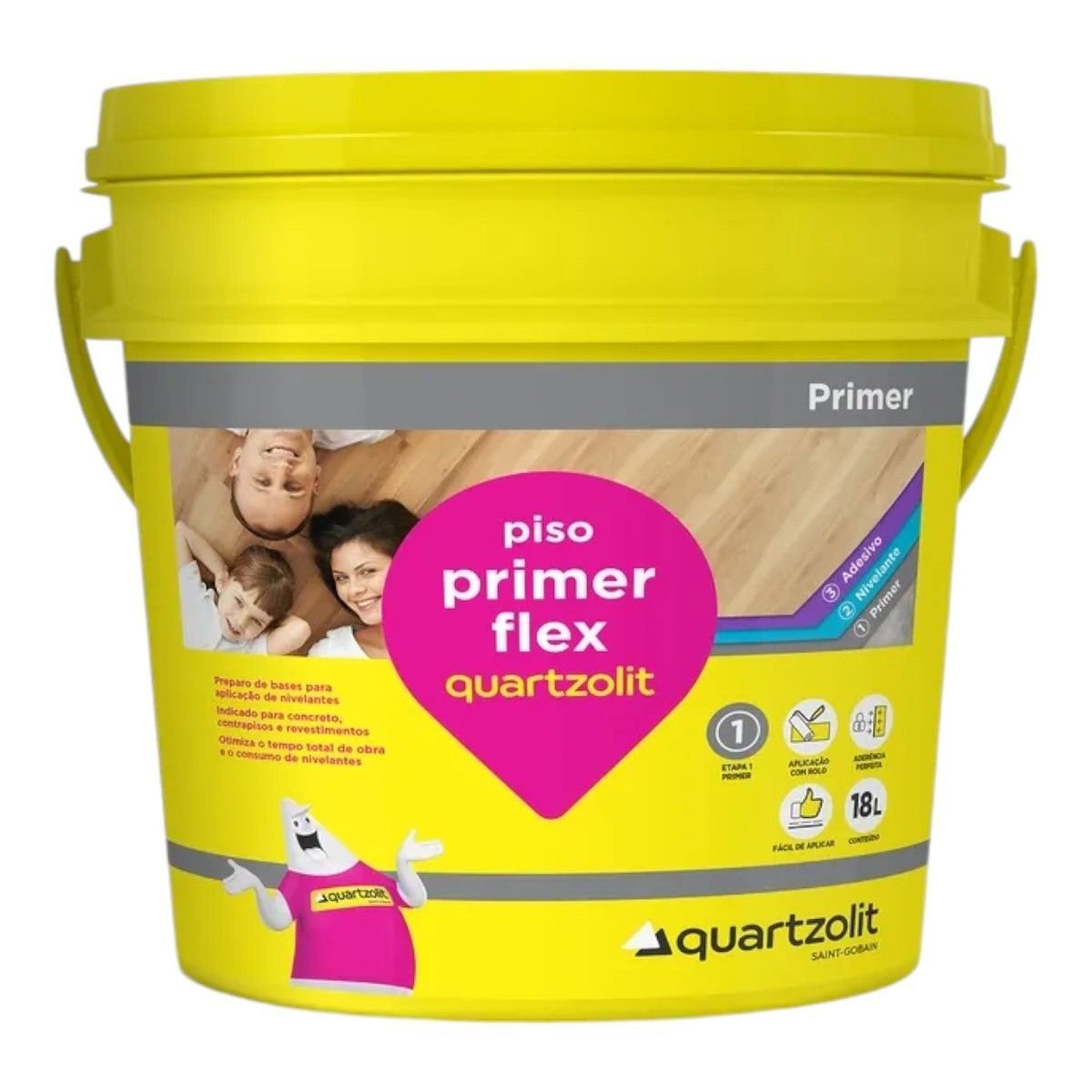 Primer Flex para Piso Weber Quartzolit - 18 Litros