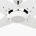 Ver imagem 2 de Ventilador de Teto Natuvent Callis Led 4 Pás Madeira Branco 3000k Branco Quente, Luz Amarela 127v