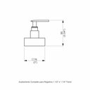 Ver imagem 2 de Acabamento Registro Base Docol 1.1/4' e 1.1/2' (grande) - Trend Perflex