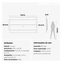 Ver imagem 5 de Painel para Tvs até 75 Polegadas New Lincoln 195cm Freijó com Off-white Gloss