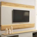 Ver imagem 3 de Painel para Tvs até 75 Polegadas New Lincoln 195cm Freijó com Off-white Gloss