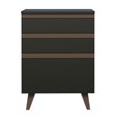 Ver imagem 1 de Balcão Reims 3 Gavetas Preto Madesa