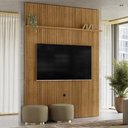 Ver imagem 1 de Painel Piso-teto 1 Prateleira New Interlagos Cumaru